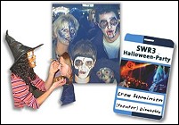 Halloween Schminken. SWR Halloween Party. Showschminken / Eventschminken @ [theater ] Dimbeldu . Märchen und mehr . Vaihingen