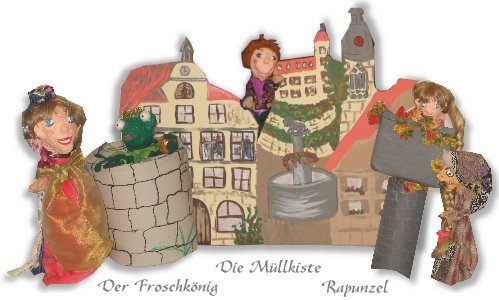 Puppentheater . Märchen Der Froschkönig, Märchen Rapunzel, Märchen Die Müllkiste - Handgefertigte Kulissen @ [theater] Dimbeldu . Vaihingen